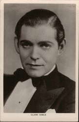 Clark Gable Actors Postcard Postcard