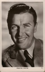 Preston Foster Actors Postcard Postcard