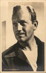 Melvyn Douglas Actors Postcard Postcard