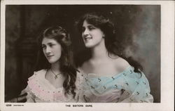 THE SISTERS DARE. Actresses Postcard Postcard