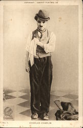 Charles Chaplin Actors Postcard Postcard