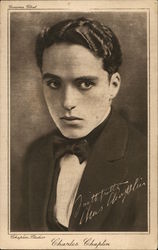 Charles Chaplin Actors Postcard Postcard