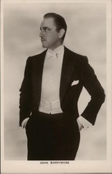 John Barrymore Actors Postcard Postcard