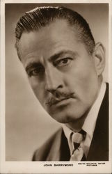 John Barrymore Actors Postcard Postcard