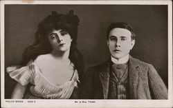 Mr. & Mrs. Thaw (Evelyn Nesbit) Actresses Postcard Postcard