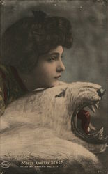 Evelyn Nesbit Beauty and the Beast Postcard