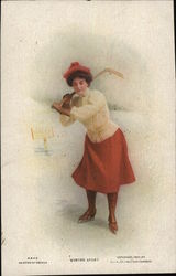 Winter Sport Postcard