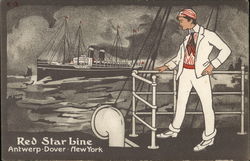 Red Star Line Postcard