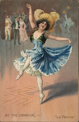 At The Carnival Postcard