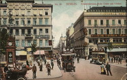 Friedrichstrasse, Ecke Unter den Linden Berlin, Germany Postcard Postcard