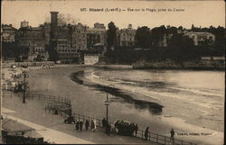 Dinard - Vue Sur La Plage, Prise du Casino Postcard