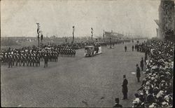 Royal or military parade Postcard