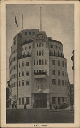 BBC Building London, England Postcard Postcard