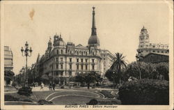 Edificio Municipal Buenos Aires, Argentina Postcard Postcard