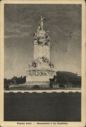 Monumento al los Espanoles Postcard