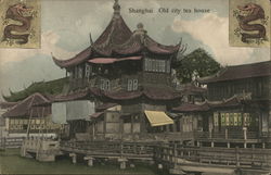 Old City Teahouse Shanghai, China Postcard Postcard