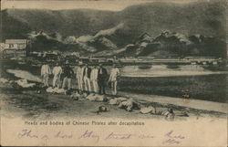 Heads and Bodies of Chinese After Decapitation Postcard