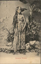 Javanese Woman Indonesia Southeast Asia Postcard Postcard