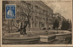 Un Lago de Avenida da Liberdade Postcard