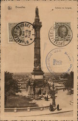 Colonne du Congrès Brussels, Belgium Benelux Countries Postcard Postcard