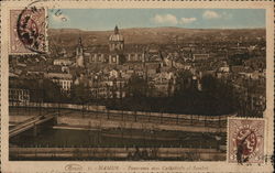 Panorama avec Cathedrale et Sambre Namur, Belgium Benelux Countries Postcard Postcard