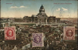 Bruselles Palais de Justice Panorama Brussels, Belgium Benelux Countries Postcard Postcard