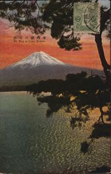 Mt. Fuji at Lake Motosu Postcard