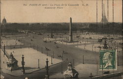 Paris - La place de la concorde Postcard