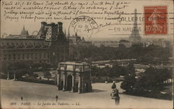 Paris - Le Jardin des Tuileres Postcard