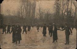 Ice Skating Postcard