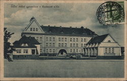 State Czechoslovak Gymnasium Postcard