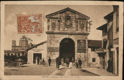 Pavia - Ingresso del Ponte sul Ticino Postcard