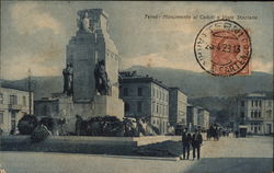 Monumento ai Caduti e Viale Stazione Postcard