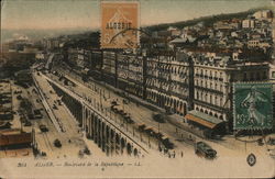 Boulevard de la Republique Postcard