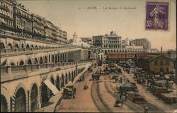 Alger - Les Rampes du Boulevard Algeria Africa Postcard Postcard