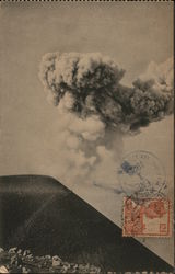 Volcanic Eruption Java, Indonesia Southeast Asia Postcard Postcard