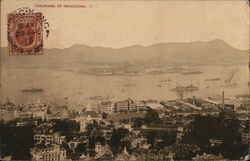 Panoramic View Hong Kong China Postcard Postcard