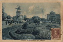 Plaza Italiana Postcard