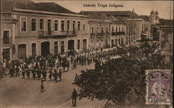 Londa Tropa Indigerna Angola Africa Postcard Postcard