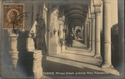 Mirogoj-Arkade Grobnica Petra Preradovica Zagreb, Yugoslavia Eastern Europe Postcard Postcard