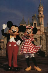 Micky and Minnie Postcard