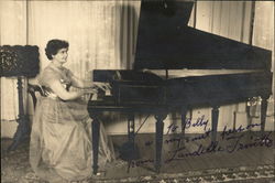 Landelle Trivette, Harpsichordist - Hand Signed Performers & Groups Postcard Postcard Postcard