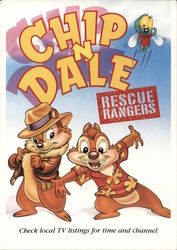 Chip n Dale Rescue Rangers Postcard