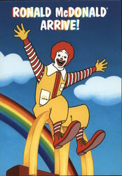 Ronald McDonald Arrive! Postcard