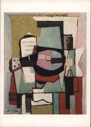 Pablo Picasso, The Guitar, 1919 Postcard