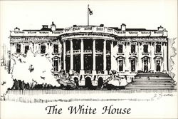 The White House, Inauguration Day 1989 Postcard