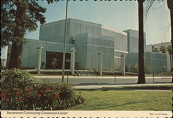 Sacramento Community Convention Center California Postcard Postcard Postcard