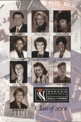 2001 Women's Basketball Hall of Fame Postcard