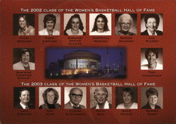 2002 Women's Basketball Hall of Fame Postcard