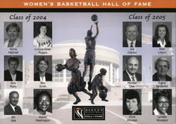 Women's Basketball Hall of Fame 2004-2005 Postcard